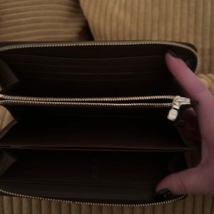 Authentic Louis Vuitton speedy 35 ebene and authentic matching zippy wallet